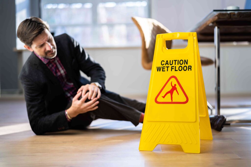 Slip and fall victim