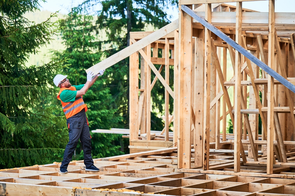 Framer on new build job site